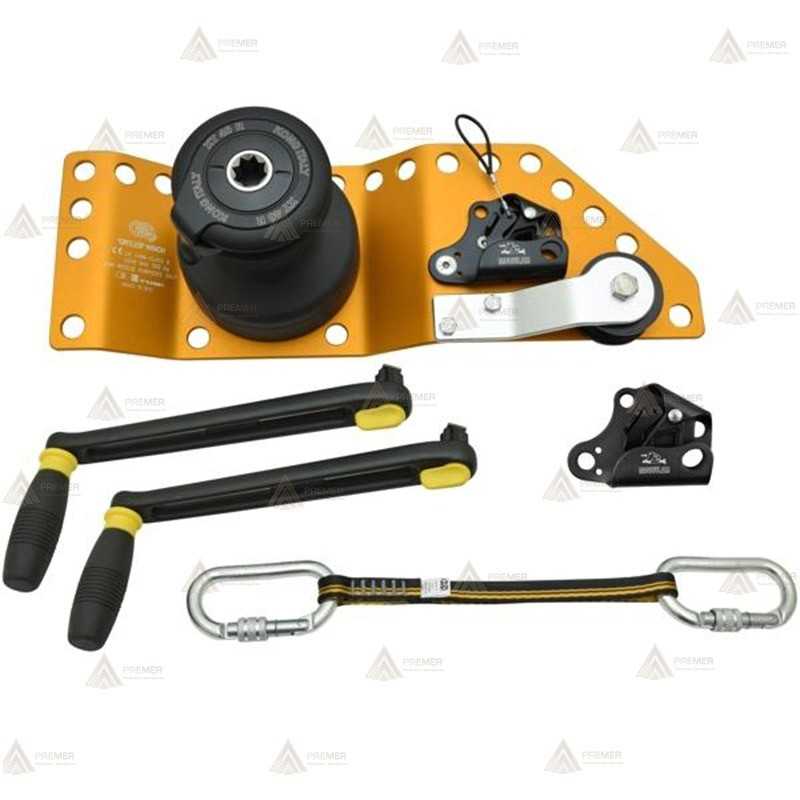 Kit de cabestrante Harken de cuerda para rescate y cargas