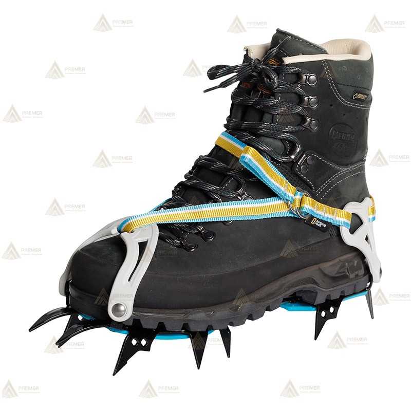 Crampones de correas para botas blandas de trekking