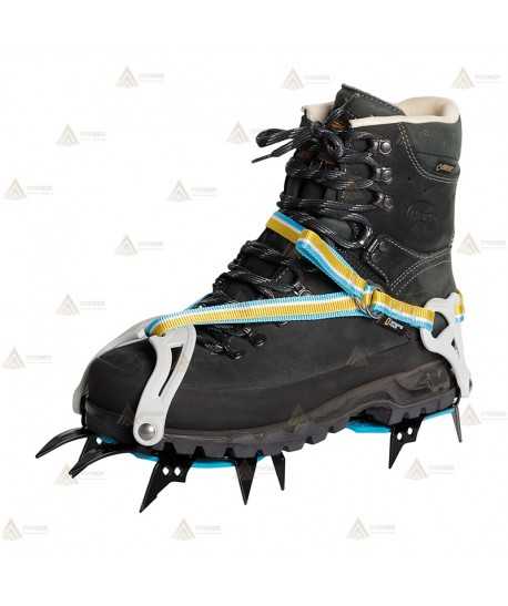 Crampones de correas para botas blandas de trekking