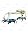Crampones de correas para botas blandas de trekking