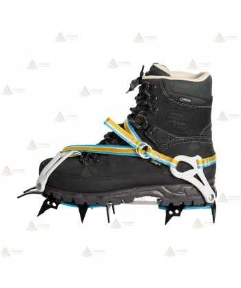 Crampones de correas para botas blandas de trekking