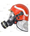 Máscara de presión negativa para filtros EN148 con enganches a casco de bombero