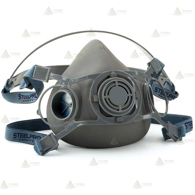 Semimáscara respiratoria de dos filtros