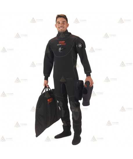 Traje seco Norway de neopreno comprimido para rescates acuáticos