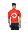 Camiseta sublimada transpirable para socorristas con protección rayos UV+50