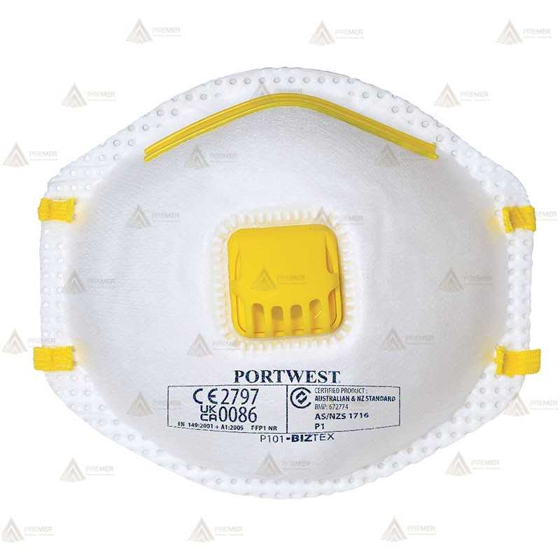 Mascarilla con válvula tipo FFP1