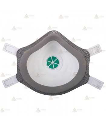 Mascarilla dolomita profesional con válvula desechable de nivel FFP3