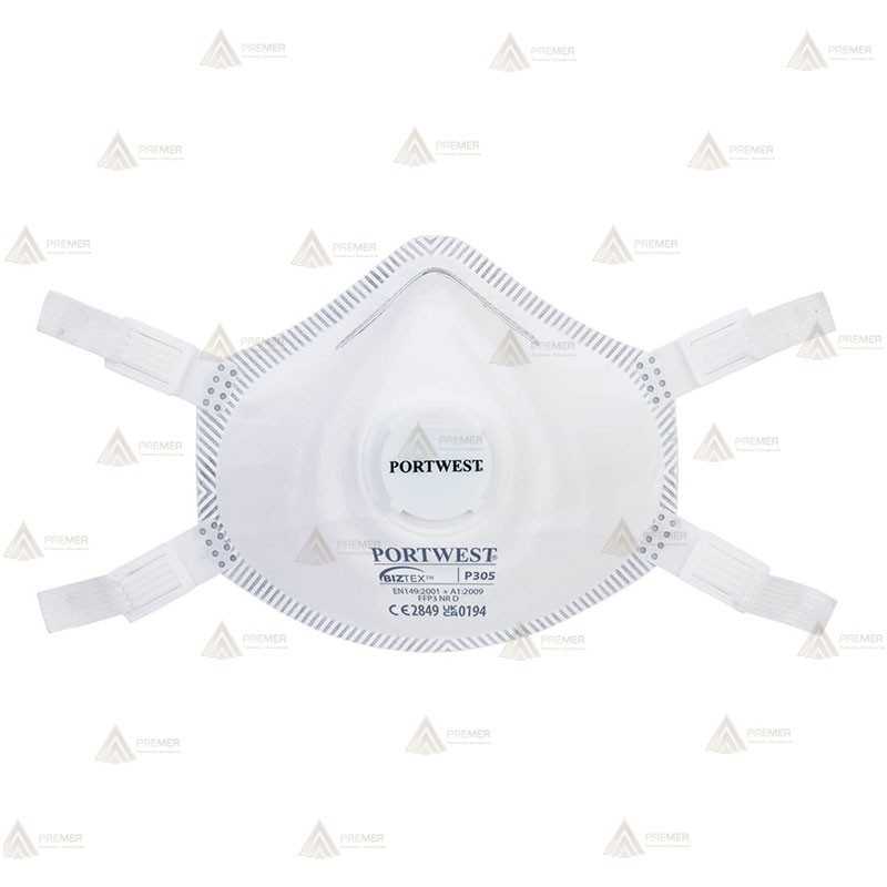 Mascarilla dolomita profesional con válvula desechable de nivel FFP3