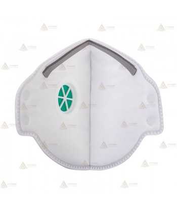 Mascarilla dolomita plegable y con válvula tipo FFP3 NR D