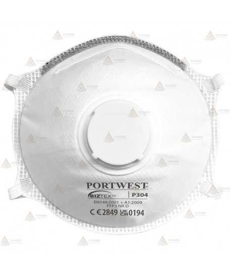 Mascarilla dolomita con válvula tipo FFP3 NR D
