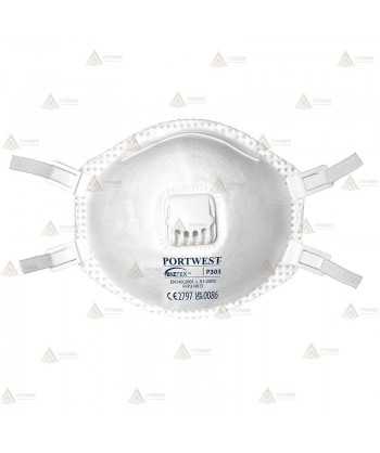 Mascarilla dolomita con válvula desechable tipo FFP3 NRD