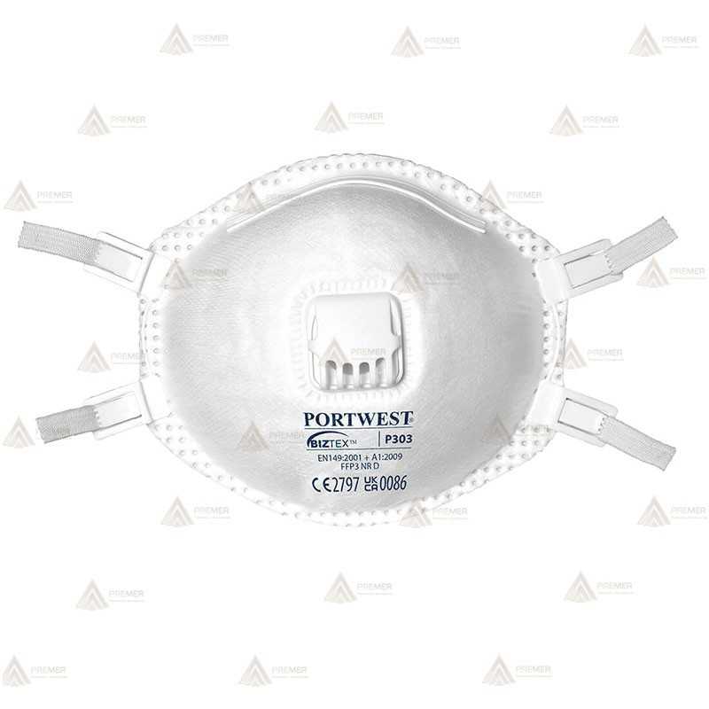 Mascarilla dolomita con válvula desechable tipo FFP3 NRD