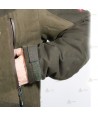 Parka acolchada impermeable con capucha para Agentes Rurales