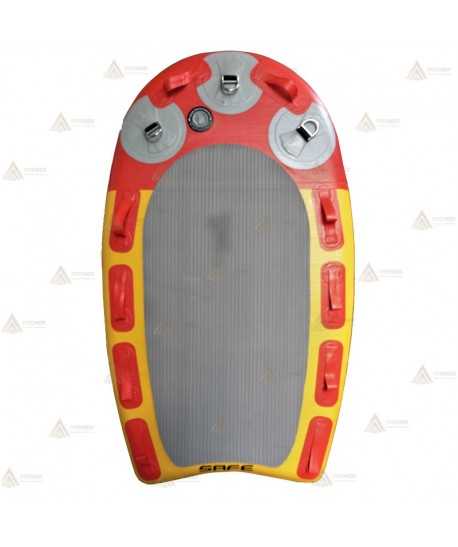 Trineo hinchable para rescate acuático con moto de agua