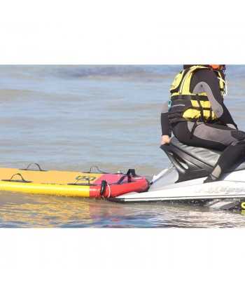 Trineo hinchable para rescate acuático con moto de agua
