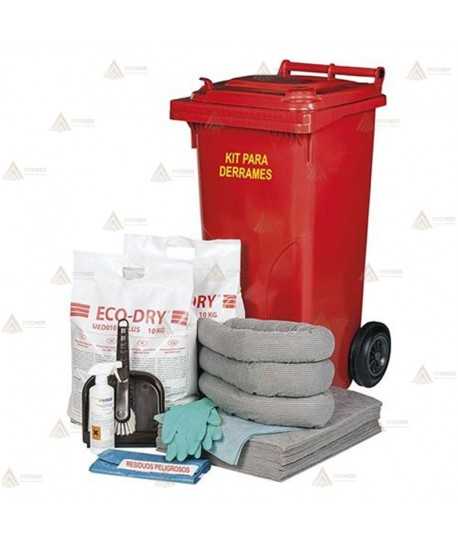 Kit para contención y absorción de derrames universal   -120 litros-