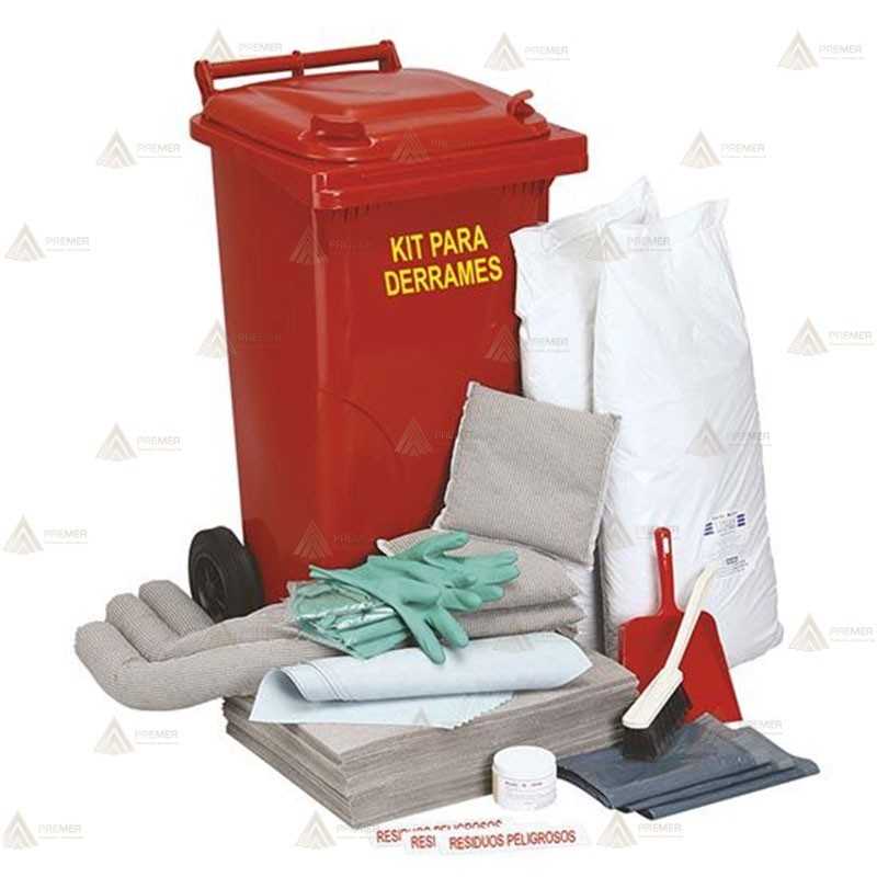 Kit para contención y absorción de derrames universal   -120 litros-