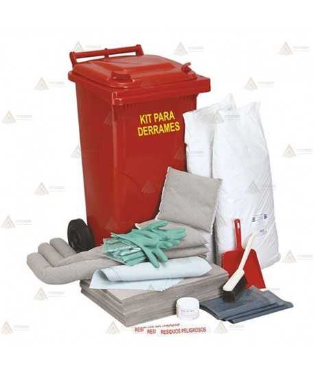 Kit para contención y absorción de derrames universal   -120 litros-