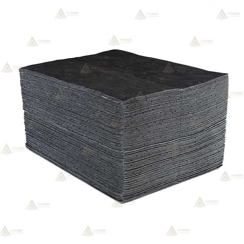 Hojas finas para absorción de derrames universales