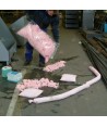 Absorbente granulado para productos químicos