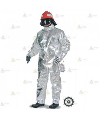 Conjunto aluminizado y kevlar ligero según normativas SOLAS y MED para embarcaciones