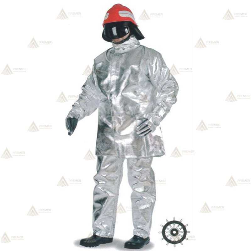 Conjunto aluminizado y kevlar ligero según normativas SOLAS y MED para embarcaciones