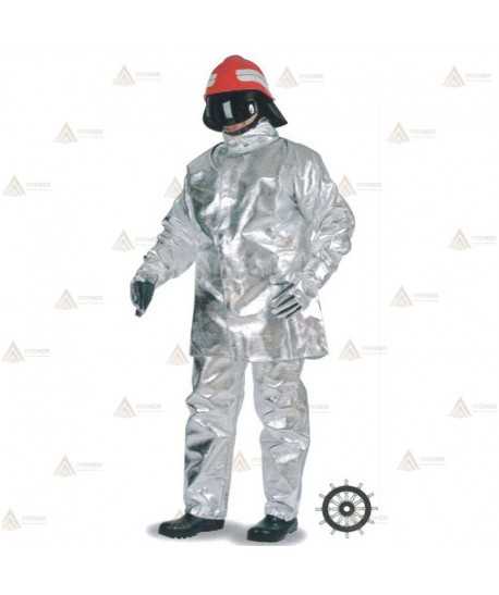 Conjunto aluminizado y kevlar ligero según normativas SOLAS y MED para embarcaciones