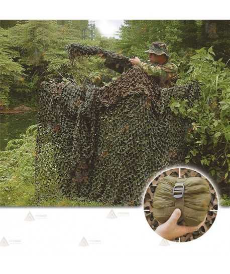 Red de camuflaje con bolsa de compresión