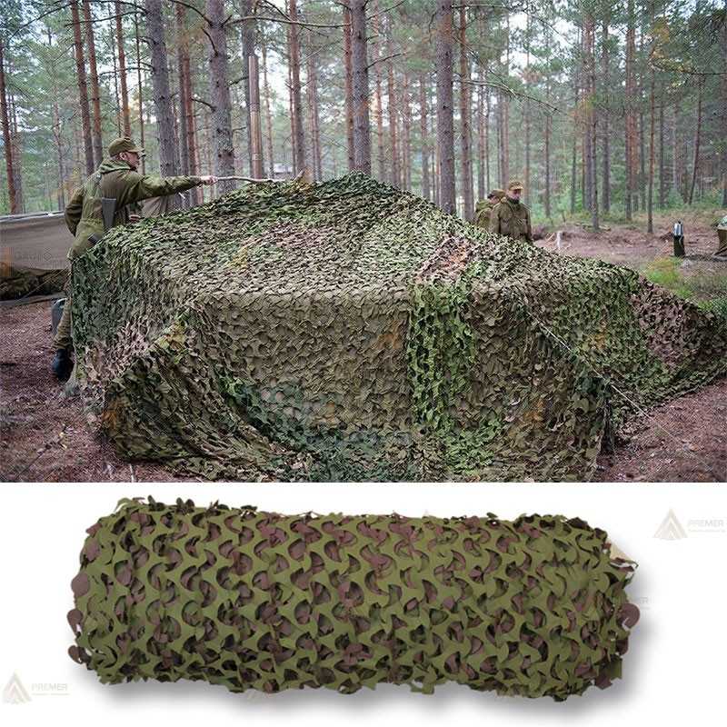 Rollo de red de camuflaje bosque oscuro de 78 x 2,4 metros para caza y actividades tácticas