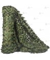 Rollo de red de camuflaje bosque oscuro de 78 x 2,4 metros para caza y actividades tácticas