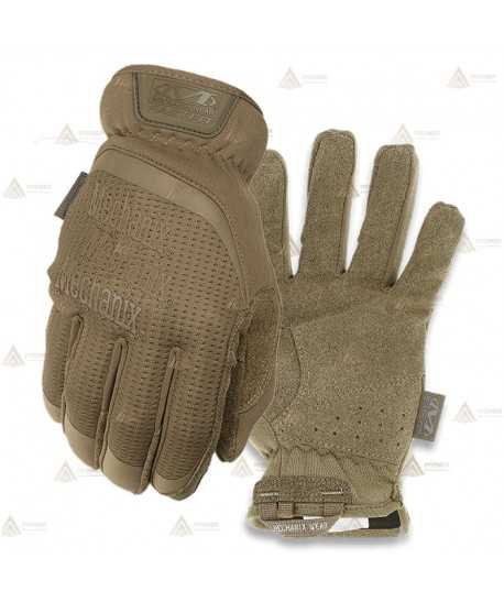 Guantes tácticos color coyote elásticos y resistentes