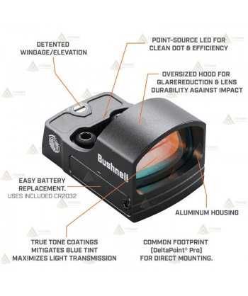 Visor punto rojo Bushnell RXS-100 Reflex Sight