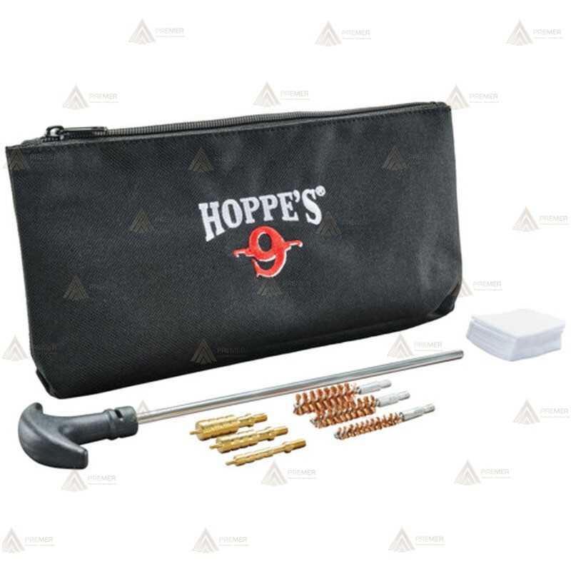 Kit de limpieza HOPPE'S para pistola - calibres .22 / 9mm. / .40