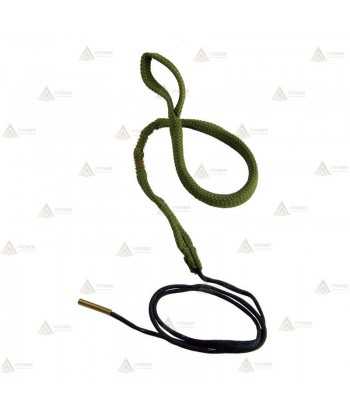 Baqueta textil BORESNAKE para pistola y revólver 38/357/380/9mm.