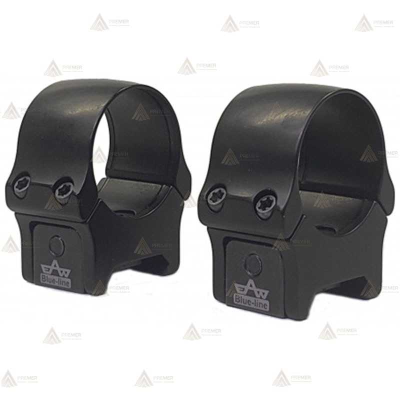 Juego de anillas APEL Blue-line para Weaver - 30mm. BH10