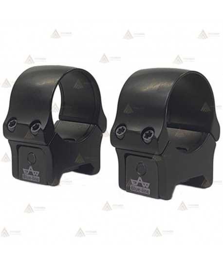 Juego de anillas APEL Blue-line para Weaver - 30mm. BH10