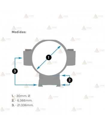 Juego de Anillas LEUPOLD Mark 4 de aluminio 30mm [Fijas y medianas