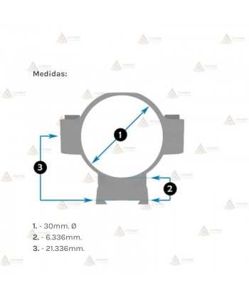 Juego de Anillas LEUPOLD QRW2 30mm. [Desmontables] - Bajas