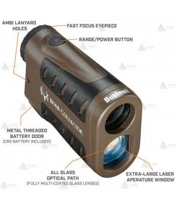 Telémetro BUSHNELL Bone Collector 850 6x24 - marrón para la caza