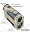 Telémetro BUSHNELL Bone Collector 850 6x24 - camo para la caza