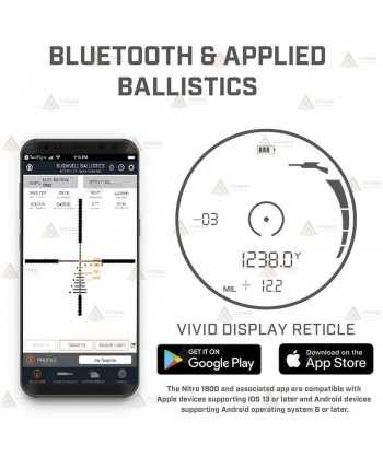 Telémetro BUSHNELL NITRO 1800 6x24 para la caza