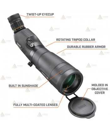 Telescopio BUSHNELL Trophy Xtreme 20-60x65 - 45º para el tiro de precisión