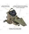 Arnés + mochila modular Bushnell Vault para prismáticos