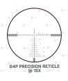 Visor BUSHNELL ELITE TACTICAL DMR3 3.5-21x50 FFP G4P táctico para tiro de precisión