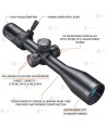 Visor BUSHNELL AR 3-9x40 SFP Drop Zone 223 para tiro de precisión