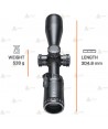 Visor BUSHNELL AR 3-12x40 SFP Drop Zone 223 para tiro de precisión y caza