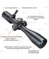 Visor BUSHNELL AR 3-12x40 SFP Drop Zone 223 para tiro de precisión y caza