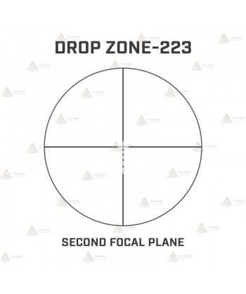 Visor BUSHNELL AR 3-12x40 SFP Drop Zone 223 para tiro de precisión y caza