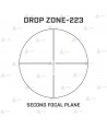 Visor BUSHNELL AR 3-12x40 SFP Drop Zone 223 para tiro de precisión y caza