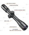 Visor BUSHNELL ELITE 4500 4X 2.5-10x40 Multi-X para caza